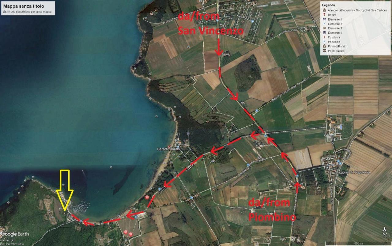 I Fiori Nel Golfo Di Baratti Apartamento Exterior foto